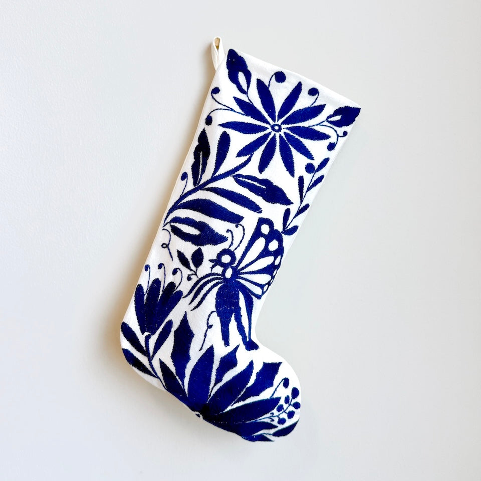 Royal Blue Otomi Holiday Stockings