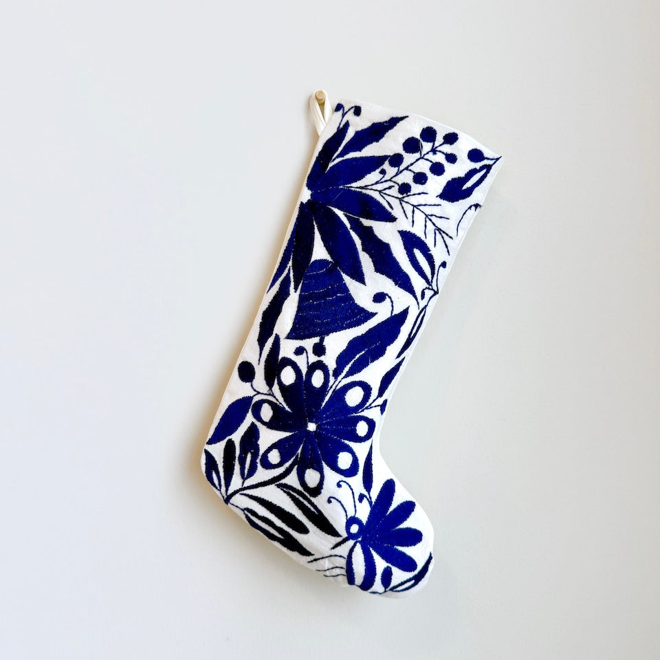 Royal Blue Otomi Holiday Stockings