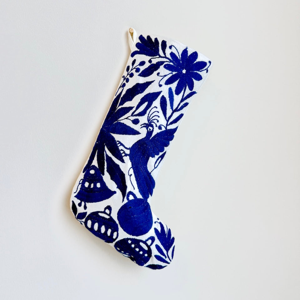 Royal Blue Otomi Holiday Stockings
