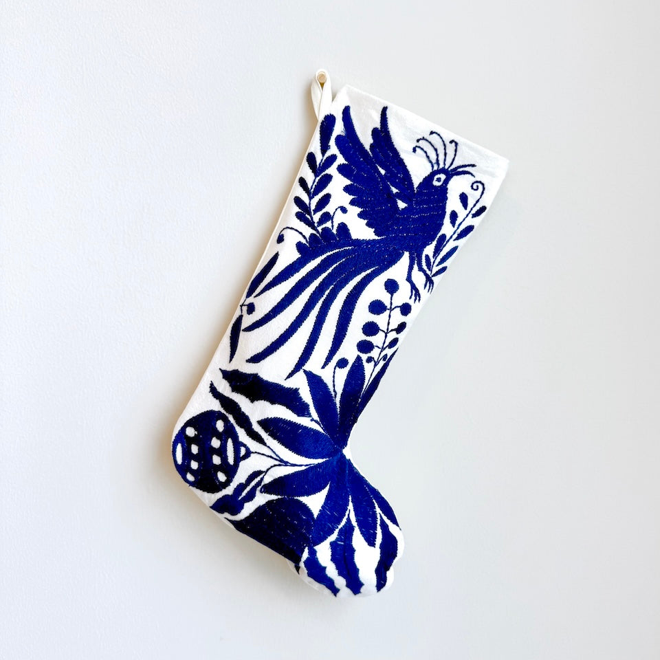 Royal Blue Otomi Holiday Stockings