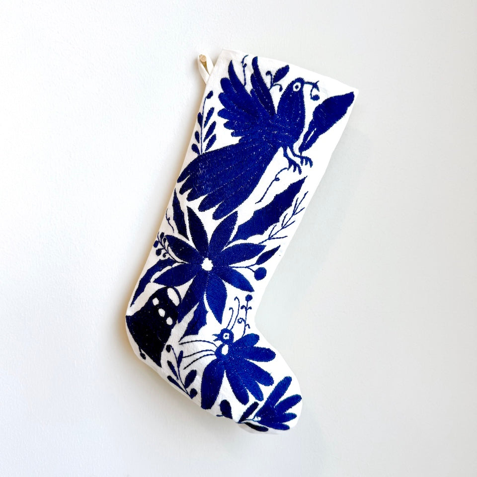 Royal Blue Otomi Holiday Stockings