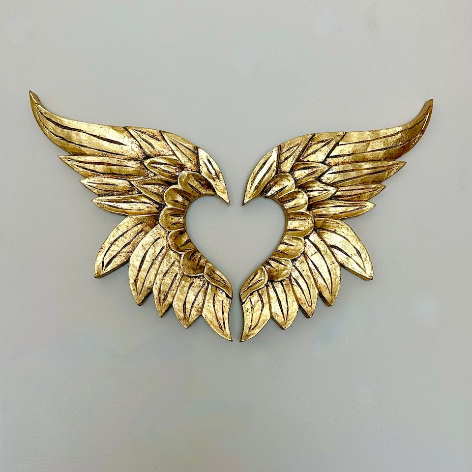 Heart Shape Angel Wings