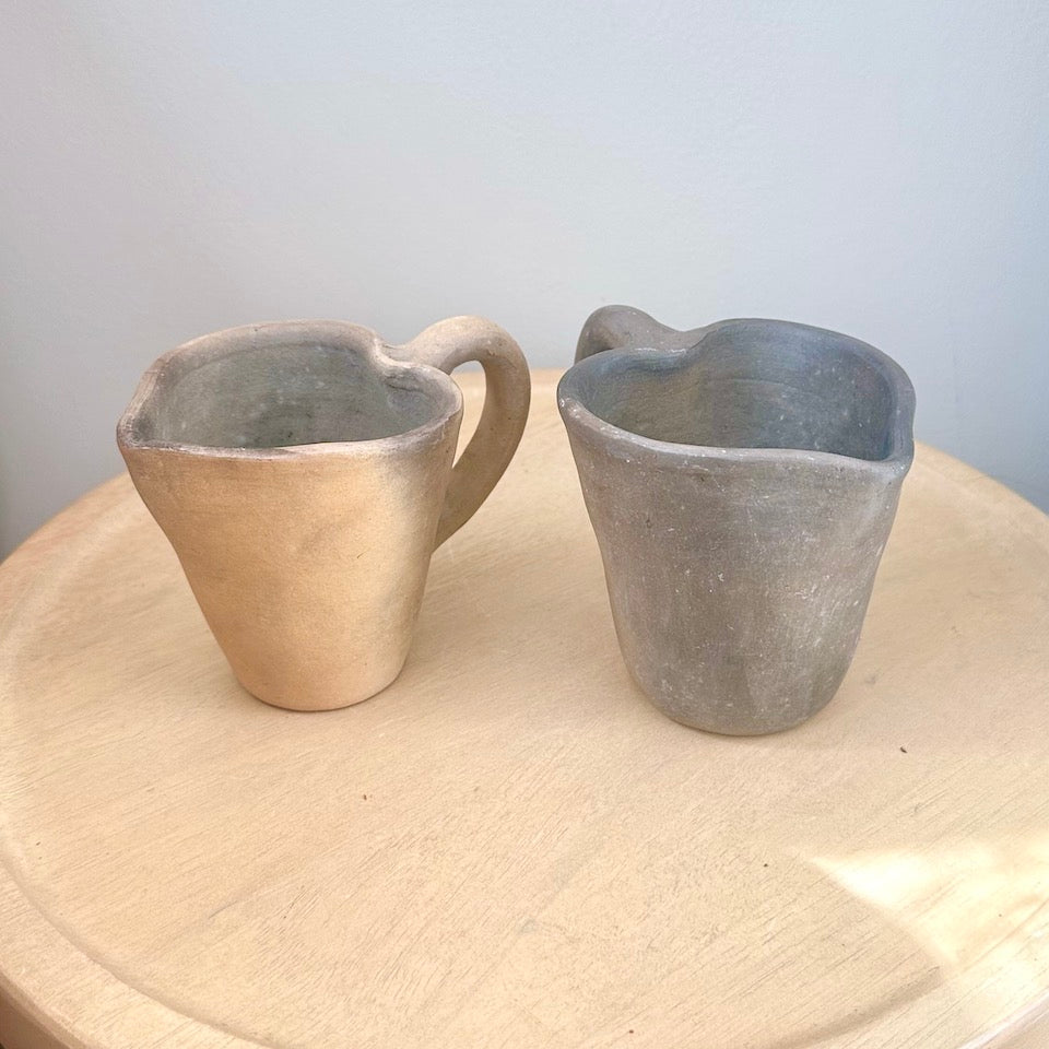 Simple Burnished Corazon de Barro Cups