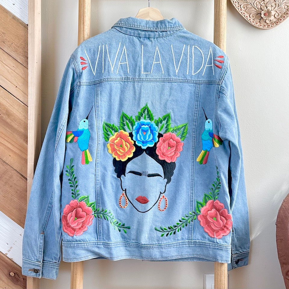 Extra Large Unisex Frida Embroidered Jacket
