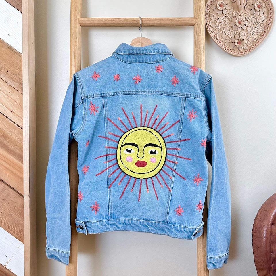 Small Fitted El Sol Hand Embroidered Jacket