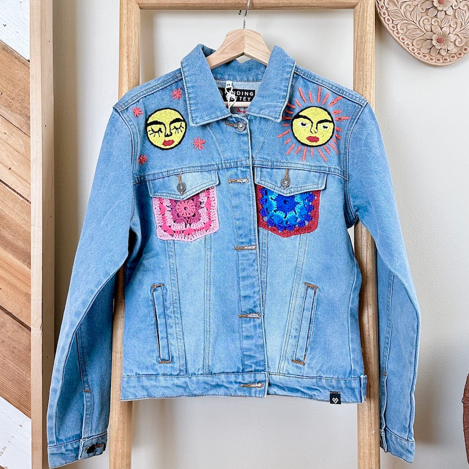 Small Fitted El Sol Hand Embroidered Jacket