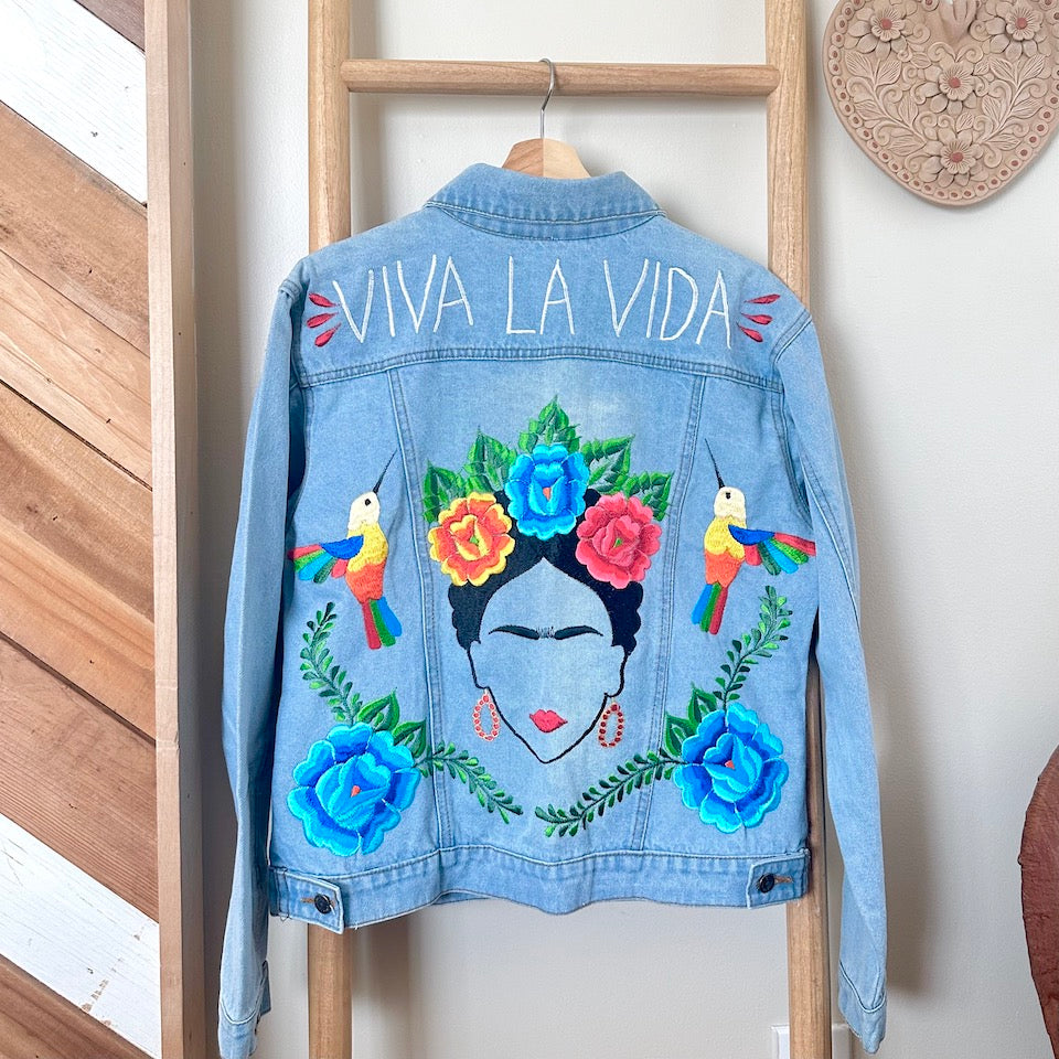 Extra Large Fitted Frida Embroidered Jacket