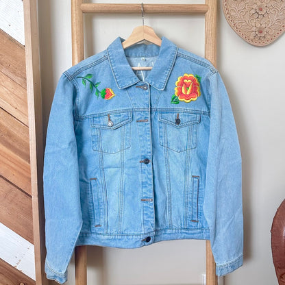 Extra Large Fitted Frida Embroidered Jacket
