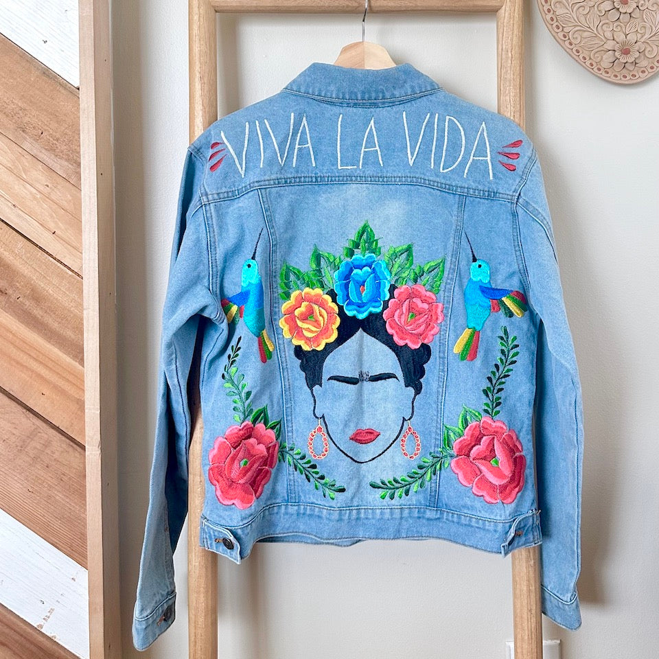 Large Fitted Frida Embroidered Jacket