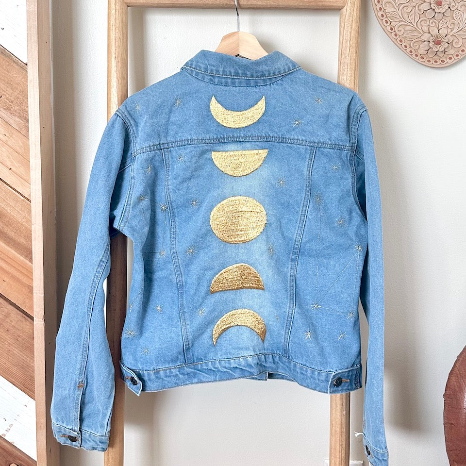 Medium Fitted Crescent Moon Embroidered Jacket
