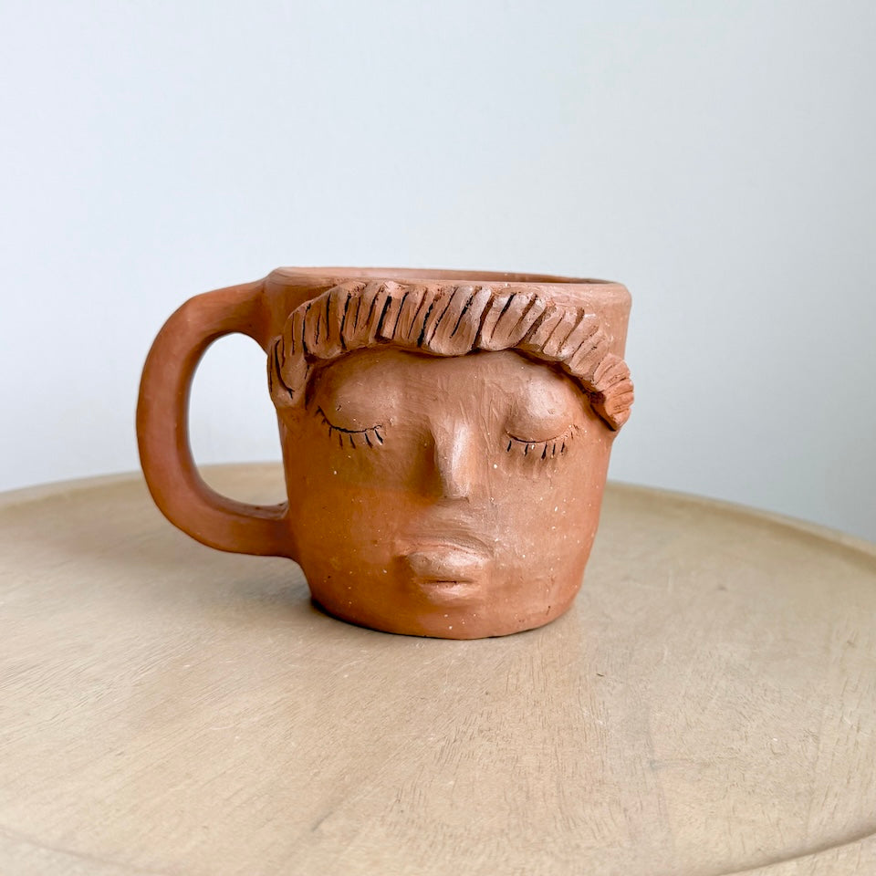 Large Señora Itsmeña Clay Cup