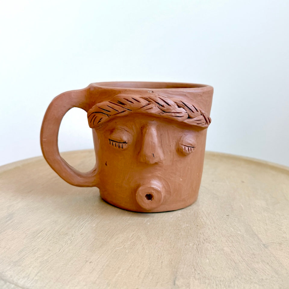 Large Señora Itsmeña Clay Cup
