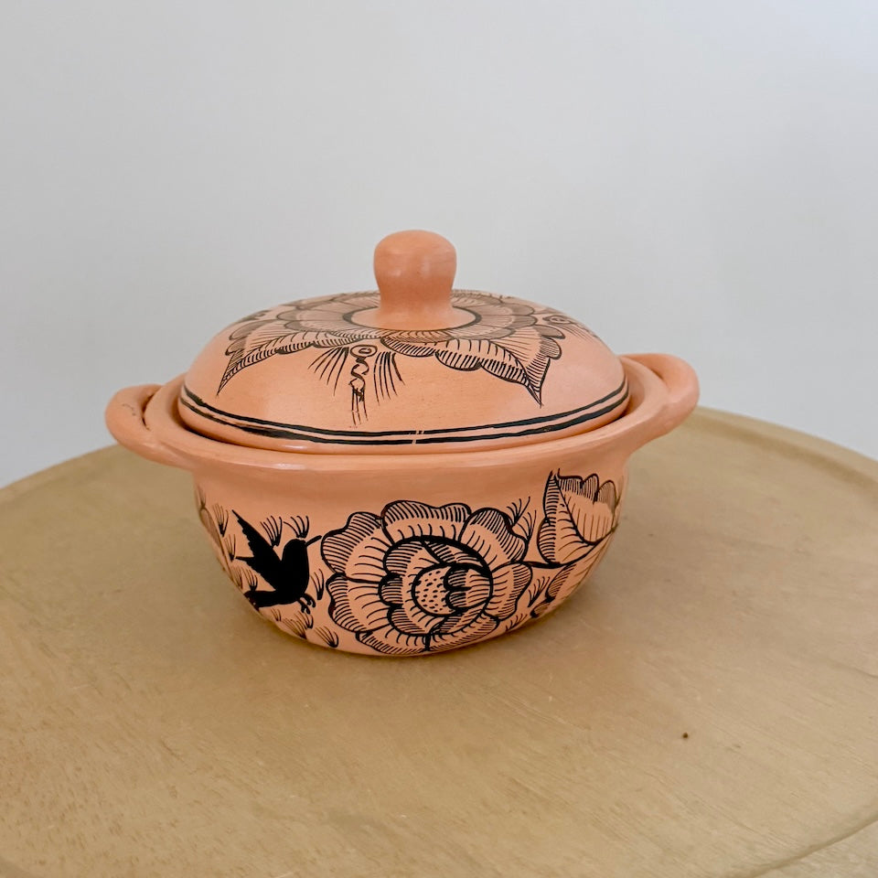 Light Brown Floral Casuelita