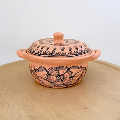 Light Brown Floral Casuelita