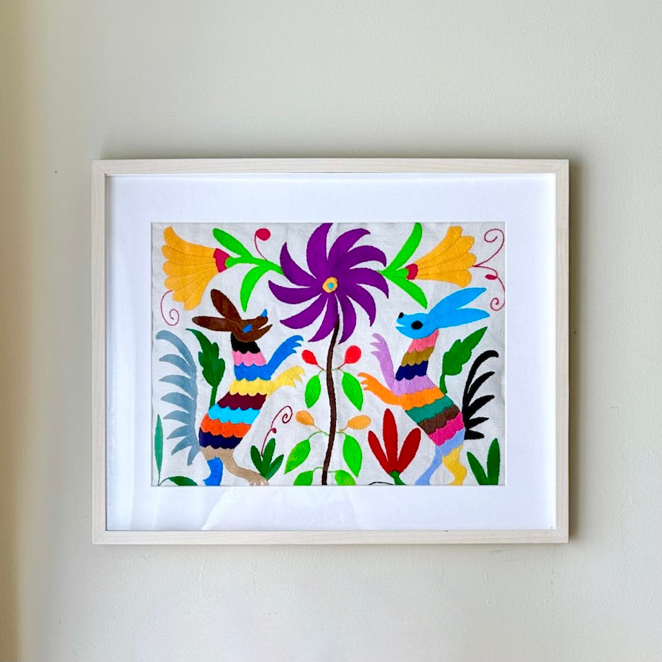 Traditional Multi-color Otomi Tapestry