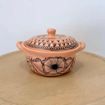 Light Brown Floral Casuelita