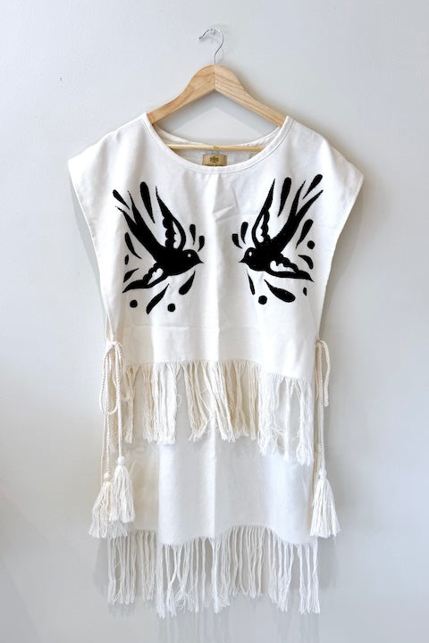 Embroidered Boho Top
