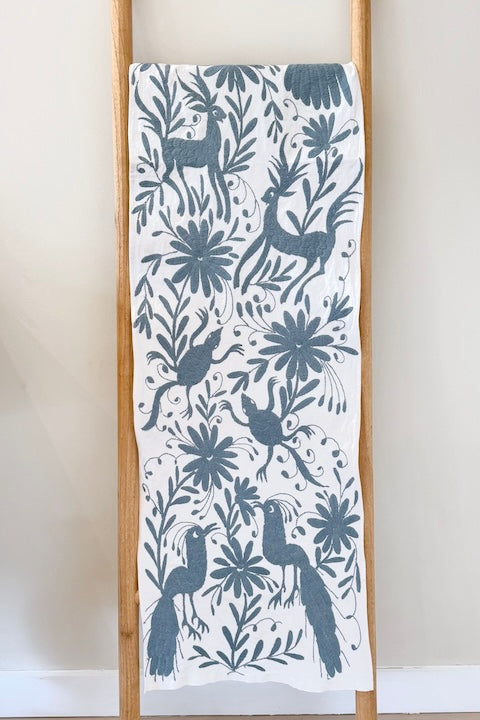 Gray Otomi Table Runner