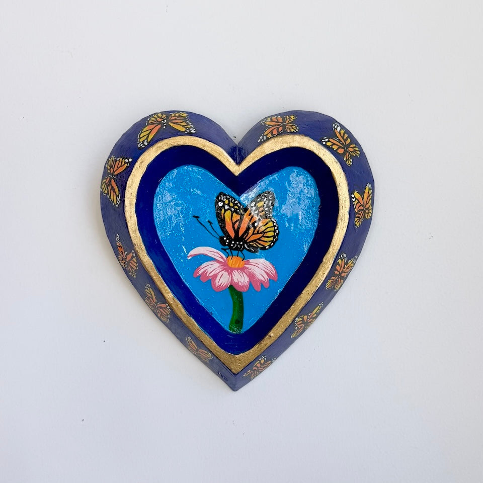 Monarch Butterflies Heart