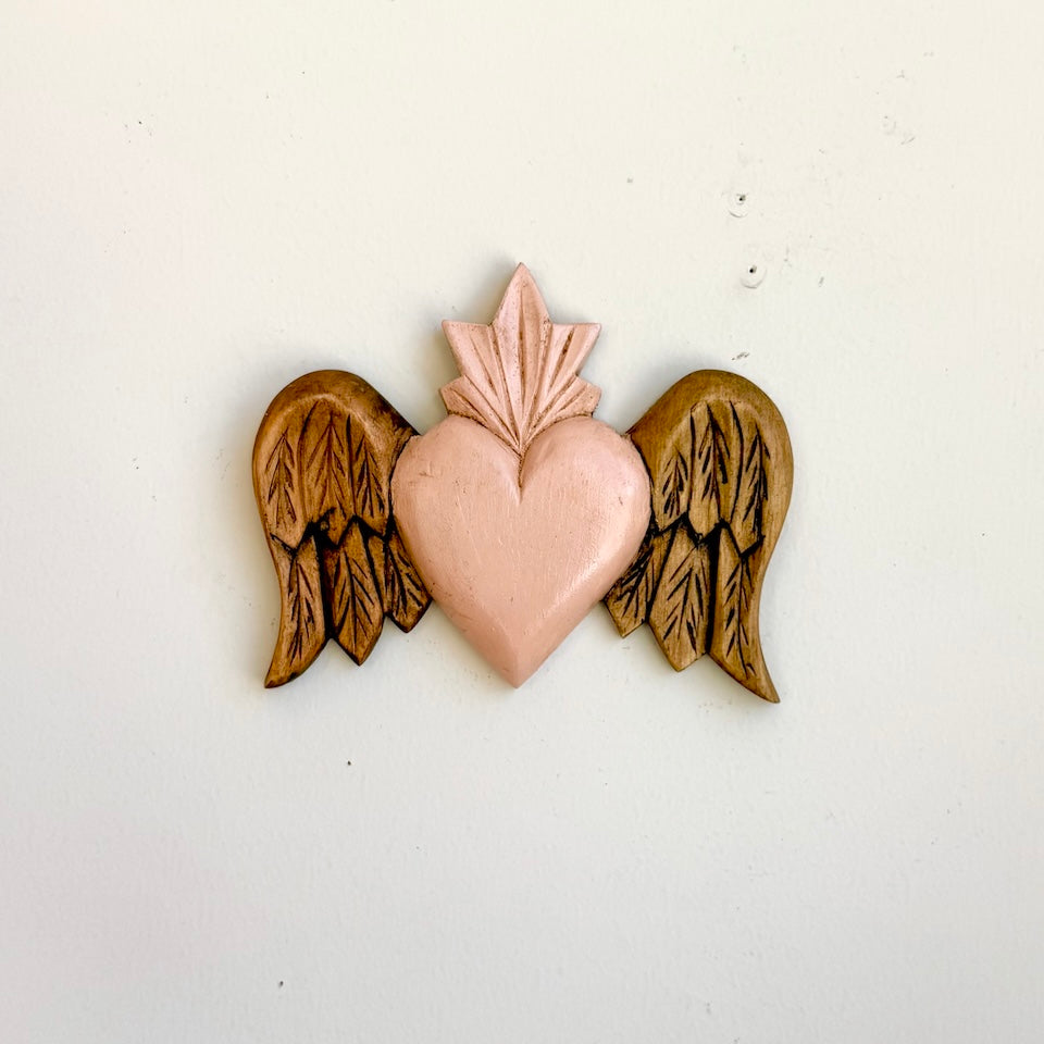 Heart with Down Wings