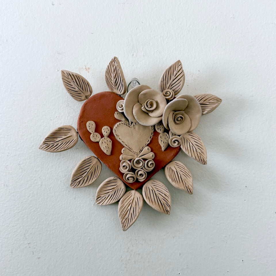 Gaytan Small Clay Milagro Hearts