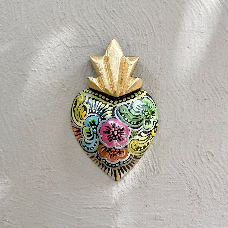 Medium Talavera Inspired Sacred Heart