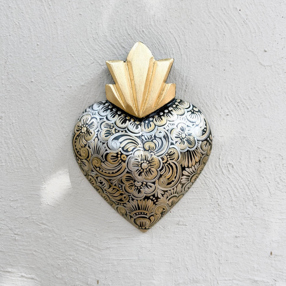 Large Talavera Inspired Sacred Heart