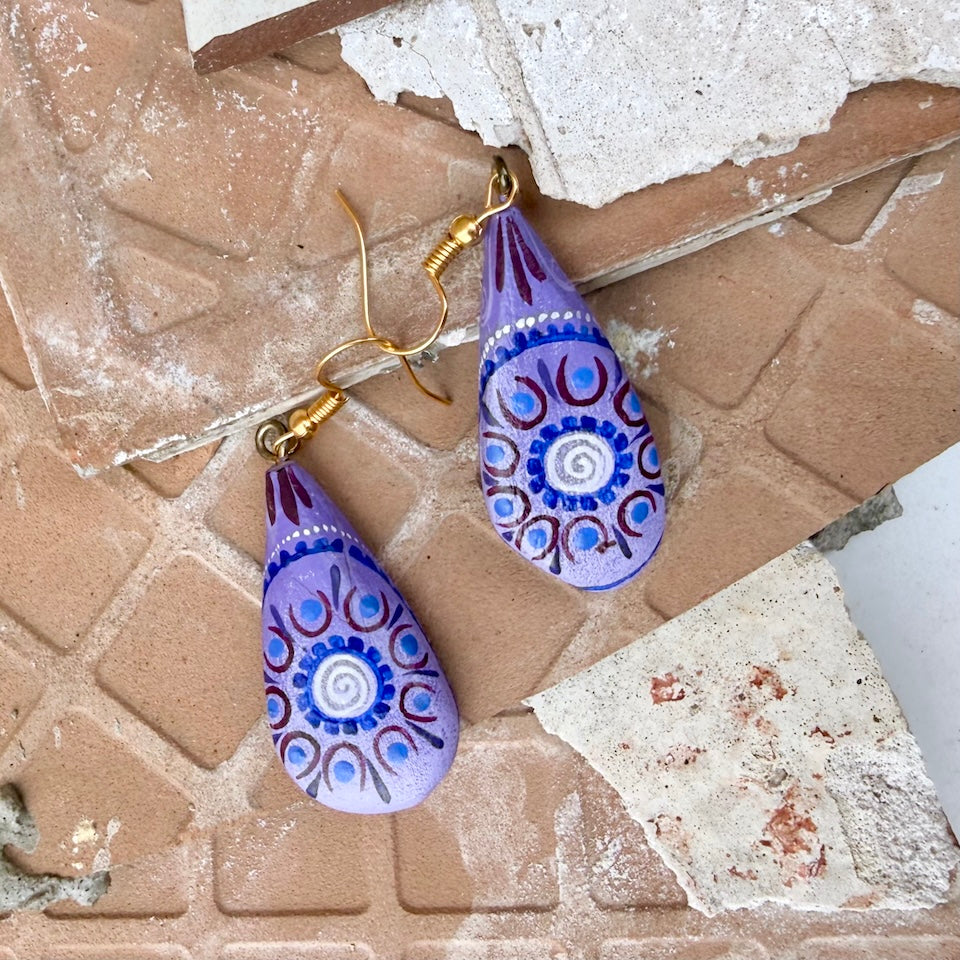 Tear Drop Alebrije Earrings