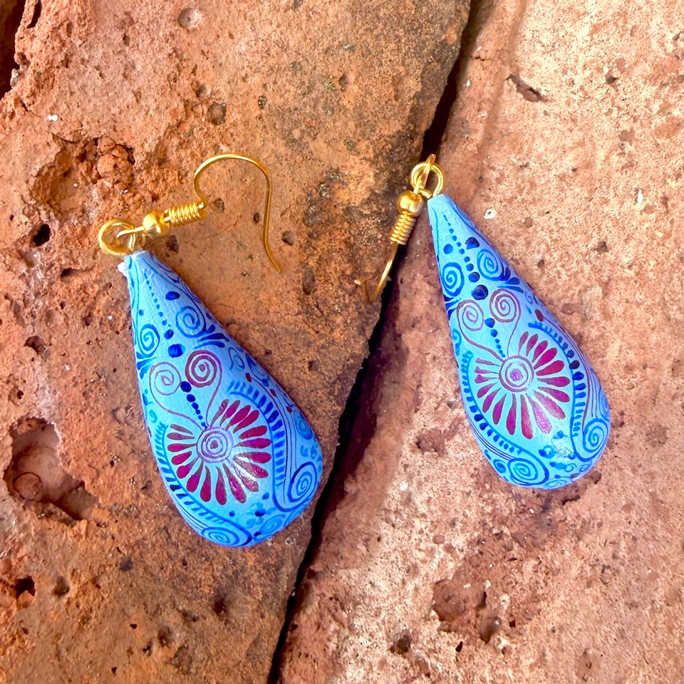 Tear Drop Alebrije Earrings
