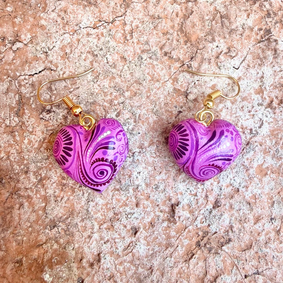 Heart Alebrije Earrings