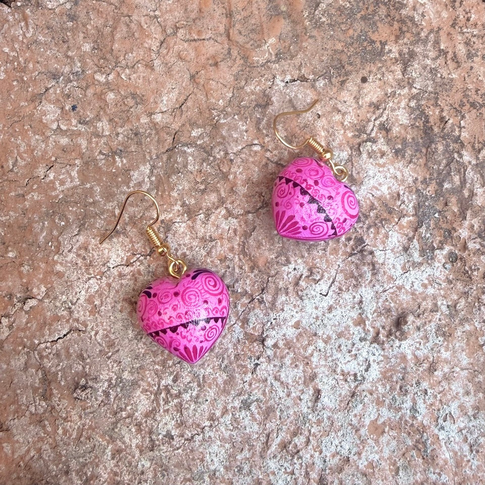 Heart Alebrije Earrings