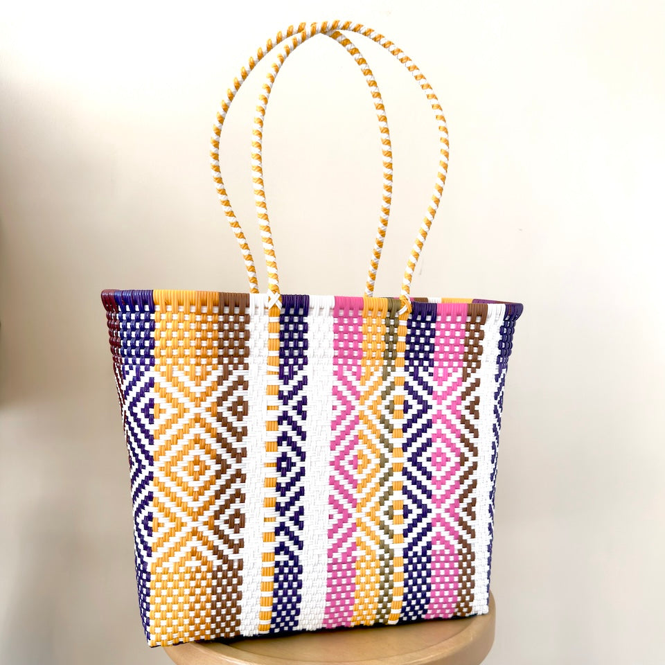 Large Multi-color Recycled Bag
