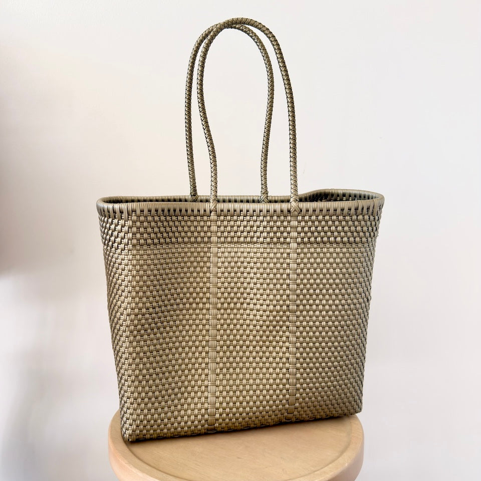 Large Gold Recycled Bag