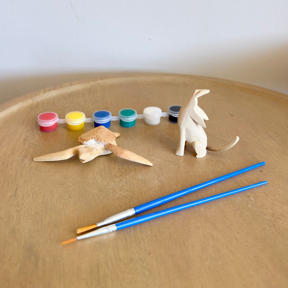 Set of Two Mini Paint your Own Alebrije