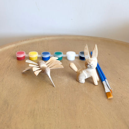 Set of Two Mini Paint your Own Alebrije