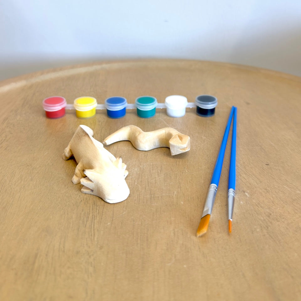 Set of Two Mini Paint your Own Alebrije