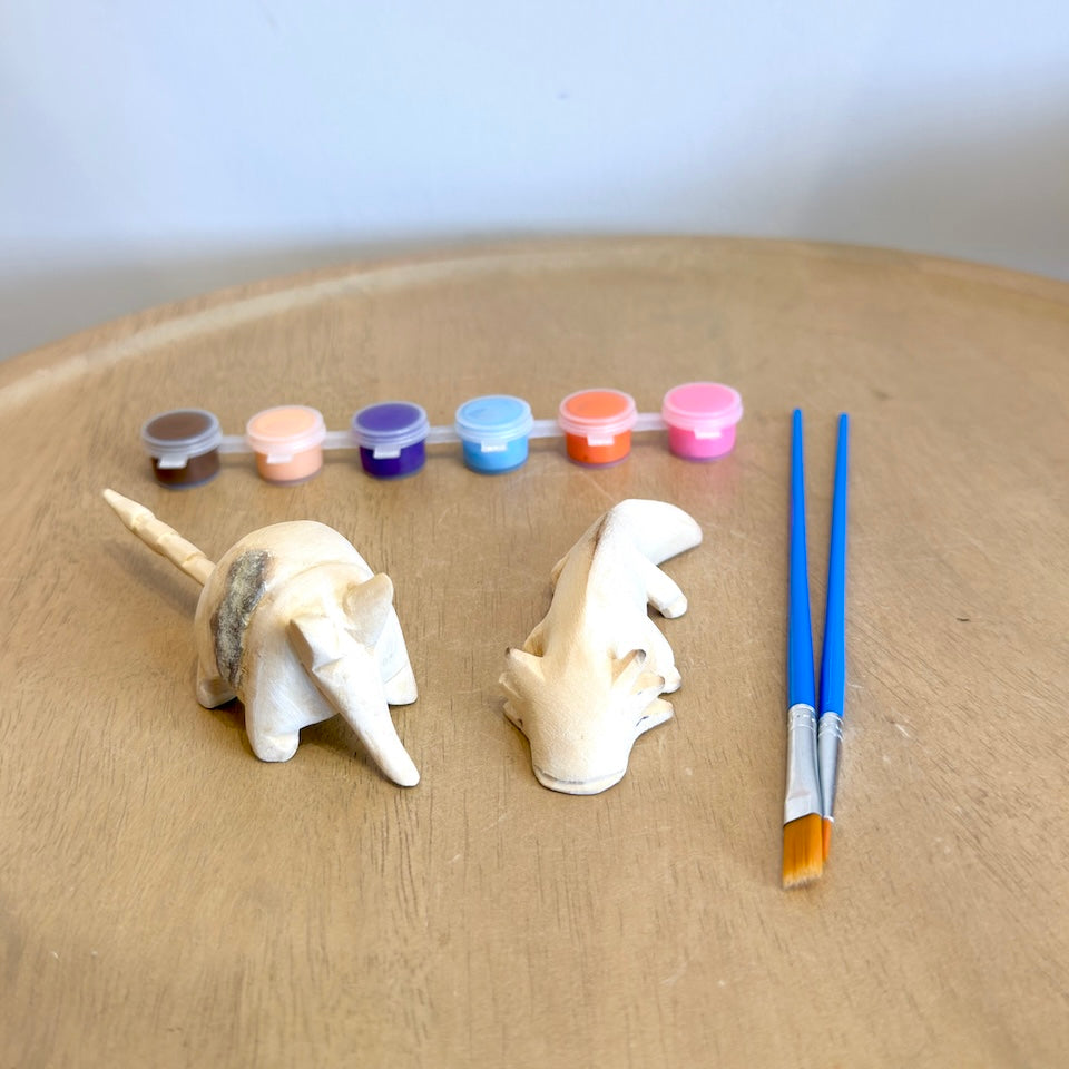 Set of Two Mini Paint your Own Alebrije