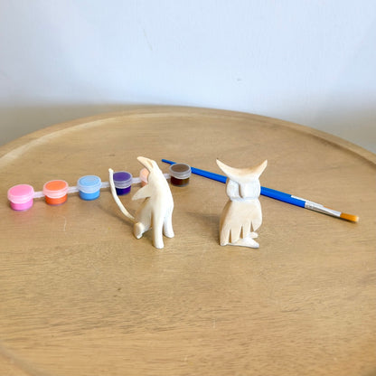 Set of Two Mini Paint your Own Alebrije