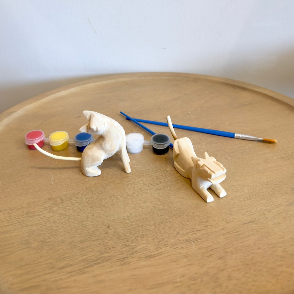 Set of Two Mini Paint your Own Alebrije