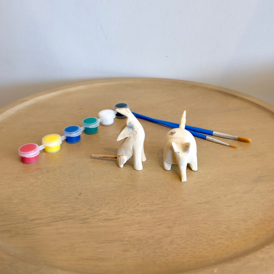 Set of Two Mini Paint your Own Alebrije