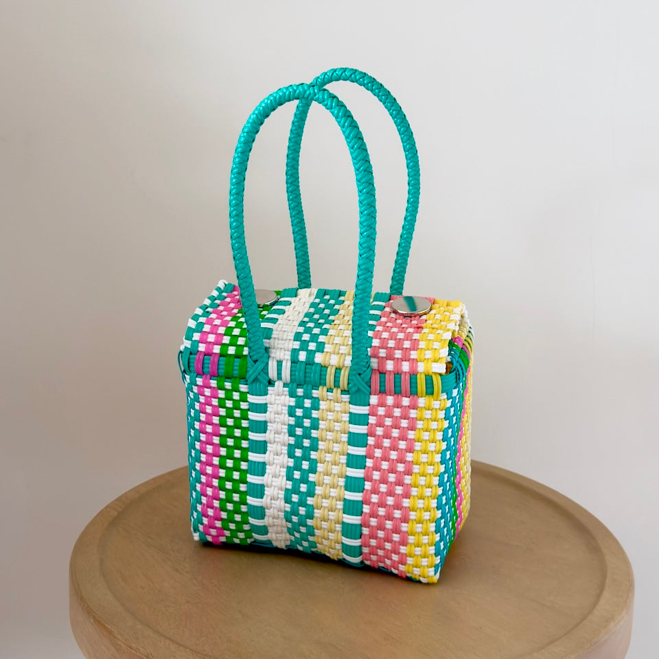 Mini Recycled Bucket Bag