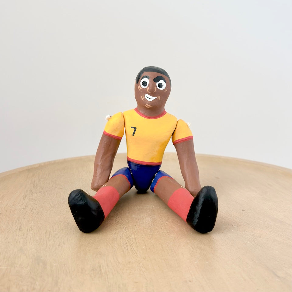 Paper Mache Futbolistas - Colombia