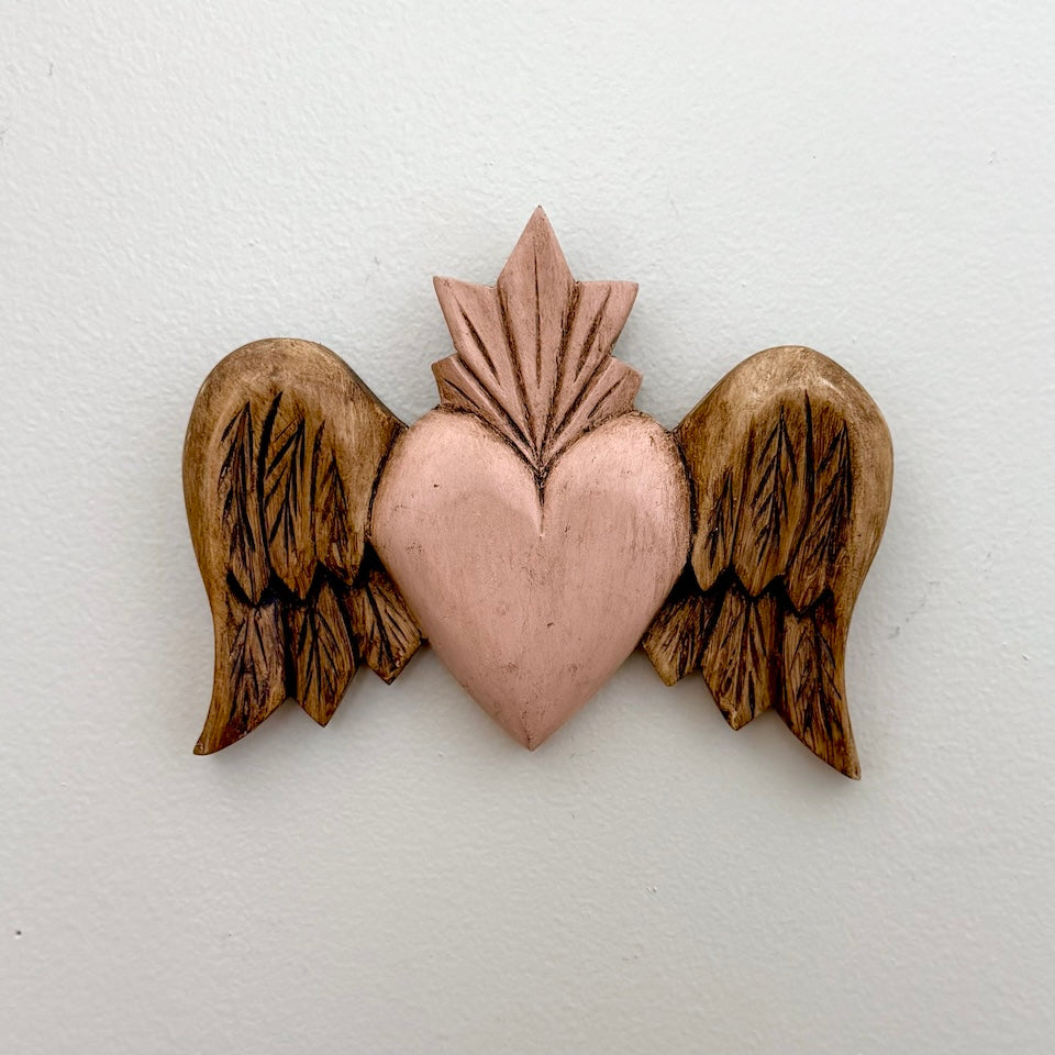 Heart with Down Wings