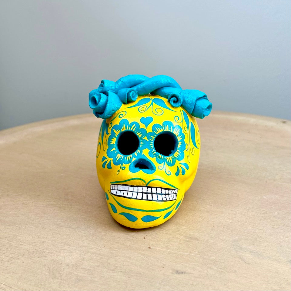 Hand-painted Frida Mini Skulls