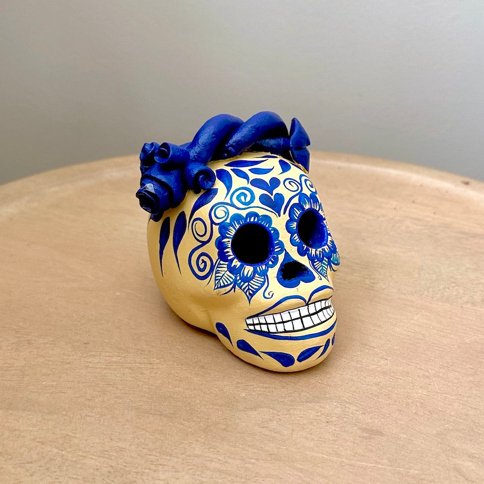 Hand-painted Frida Mini Skulls