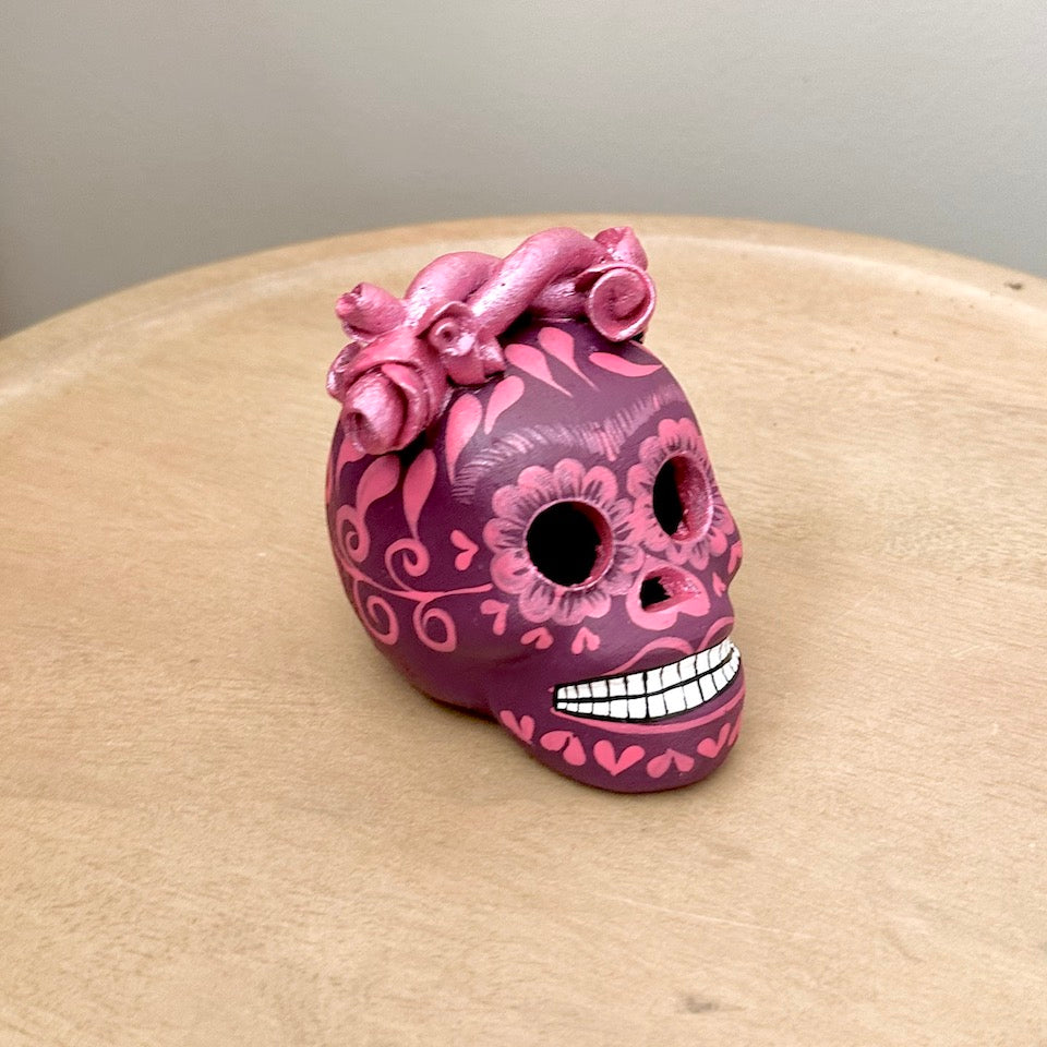 Hand-painted Frida Mini Skulls