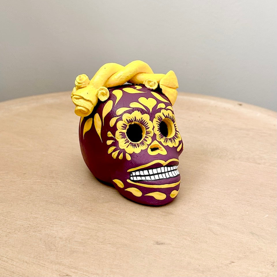 Hand-painted Frida Mini Skulls