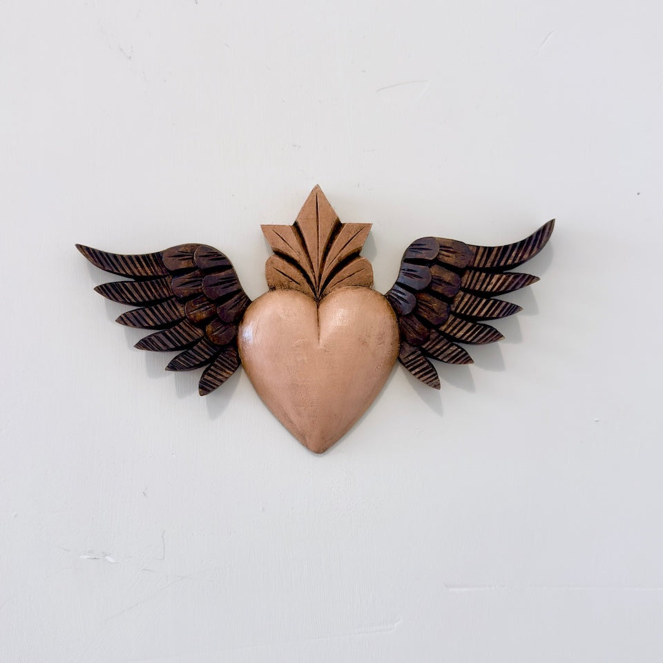 Corazon Sagrado with Open Wings