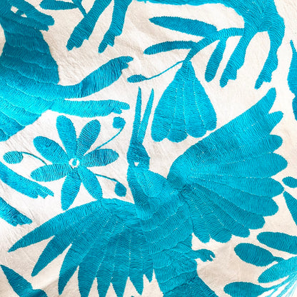 Blue Otomi Table Runner