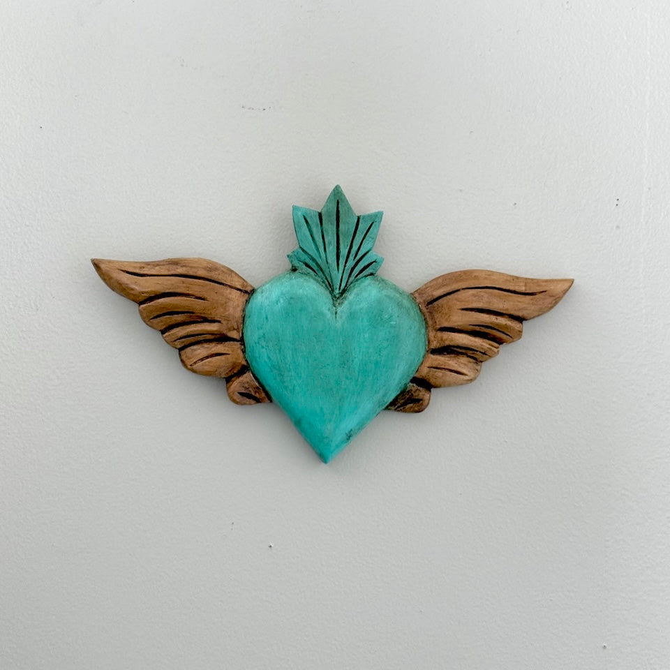 Large Simple Heart with Wings
